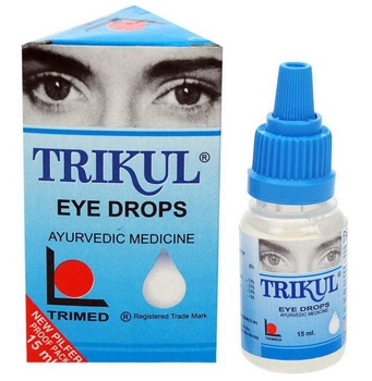 Очні краплі Трикул Тримед, 15 мл, Trikul eye drops Trimed Індія