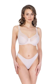 Трусики стрінг Lauma 5(XL) Срібляста півонія (96321)