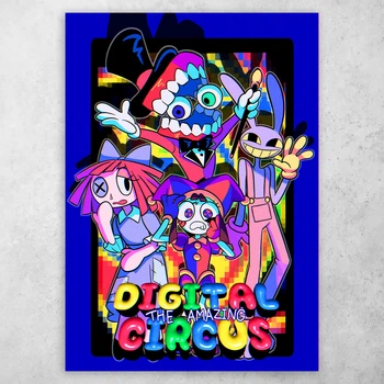 Плакат постер CupKit "Дивовижний цифровий цирк / The Amazing Digital Circus" №34 А4 21х29,7 см