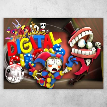 Плакат постер CupKit "Удивительный цифровой цирк / The Amazing Digital Circus" №14 А3 42х29,7 см