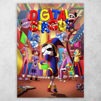 Плакат постер CupKit "Удивительный цифровой цирк / The Amazing Digital Circus" №10 А4 21х29,7 см