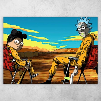 Плакат постер CupKit "Рик и Морти / Rick and Morty" №17 А4 21х29,7 см