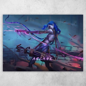 Плакат постер CupKit "Аркейн / Arcane: League of Legends" №40 А4 21х29,7 см