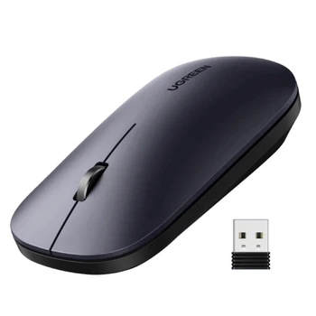 Миша бездротова безшумна UGREEN MU001 2.4 ГГц, 3 кнопки, 4000 dpi Black