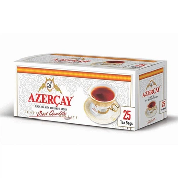 Чай черный с бергамотом в пакетиках Azercay 25 шт 50 г