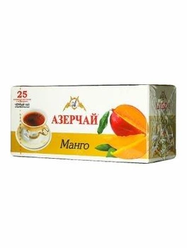 Чай черный с ароматом манго в пакетиках Azercay Манго 25 шт 45 г
