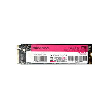 SSD M.2 Mibrand Caiman 1TB NVMe 2280 PCIe 3.0 3D NAND