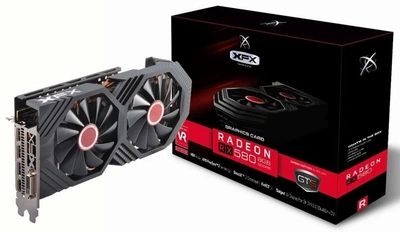 Відеокарта XFX Radeon RX 580 GTS 8GB XXX Ed. OC 1366 Mhz GDDR5 8GB/256bit Dynamic 22 Blade fan 3X DP