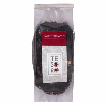 Чай Tesoro черный Саусеп маракуйя 100 г