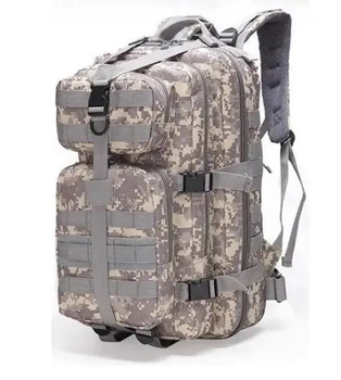 Тактический походный рюкзак на 35 л D3-GGL-206 Серый пиксель