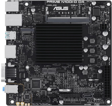 Płyta główna Asus PRIME N100I-D D4-CSM (sBGA 1264, SoC, PCI-E x1)