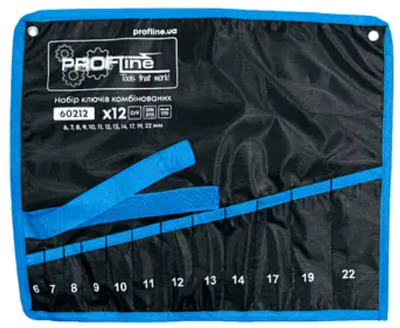 Чехол для комбинированных ключей 12&nbsp;карманов Profline 60212-1