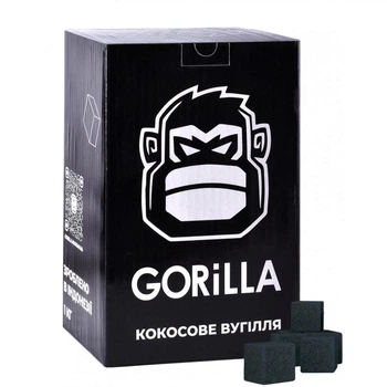 Кокосовый уголь для кальяна Gorilla 1 кг