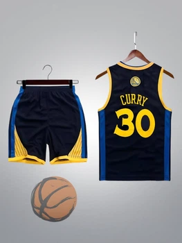 Форма баскетбольна дитяча Lion GOLDEN STATE WARRIORS CURRY 30 колір чорний М - на 9-10 років, зріст 130-138 (CO-2270-M)