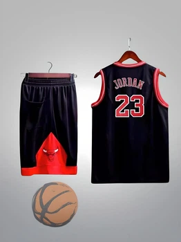 Форма баскетбольная детская Lion CHICAGO BULLS JORDAN 23 цвет черный 2ХS – на 4-7 лет, рост 114-120 (CO-2271-2XS)