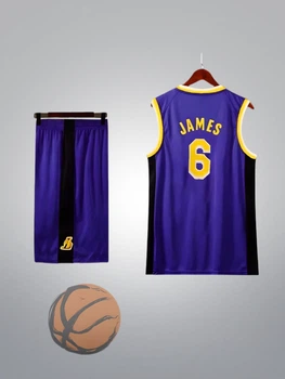 Форма баскетбольна дитяча Lion NBA LAKERS JAMES 6 колір фіолетовий 2ХS - на 4-7 років, зріст 114-120 (CO-2261-2XS)