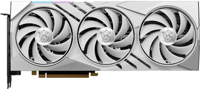 Відеокарта MSI PCI-Ex GeForce RTX 4070 Ti Gaming X Slim White 12GB GDDR6X (192bit) (2745/21000) (HDMI, 3 x DisplayPort) (V513-288R)