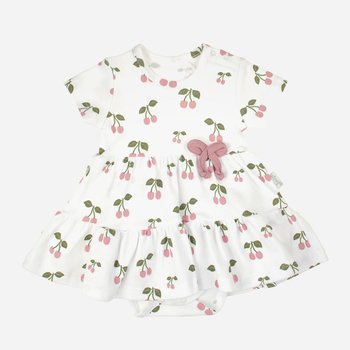 Дитяче боді-сукня для новонароджених дівчаток Nicol 204159 74 см Біле (5905601021599)