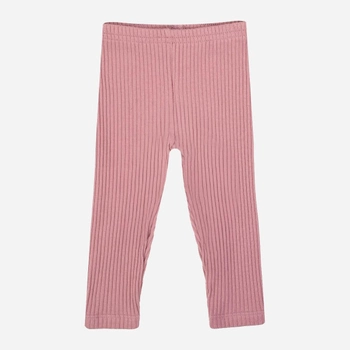 Legginsy dziecięce dla dziewczynki prążkowane Nicol 204201 110 cm Różowe (5905601022572)