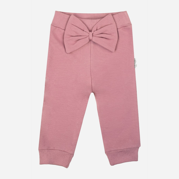 Spodnie dresowe dziecięce dla dziewczynki Nicol 204275 56 cm Różowe (5905601023210)