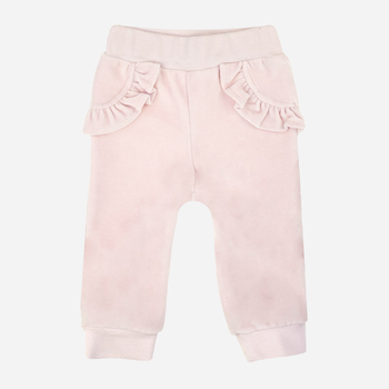 Дитячі вельветові штани для дівчинки Nicol 204277 56 см Світло-рожеві (5905601023456)