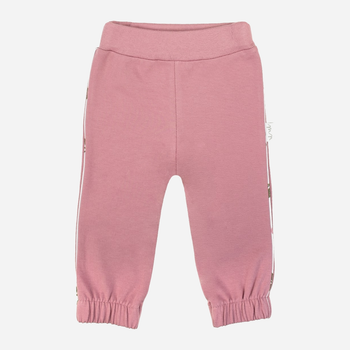 Spodnie dresowe dziecięce dla dziewczynki Nicol 204279 68 cm Różowe (5905601023715)