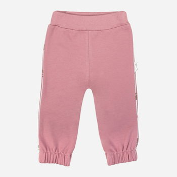 Spodnie dresowe dziecięce dla dziewczynki Nicol 204279 80 cm Różowe (5905601023739)
