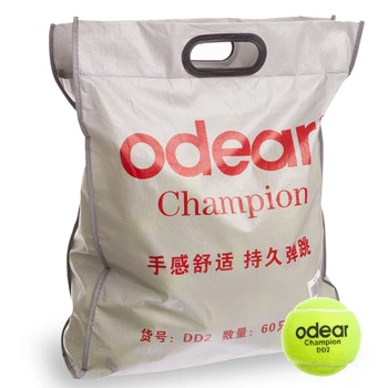 М'яч для великого тенісу ODEAR SILVER (60шт) Pro (сумка, салатовий) (BT-1781)