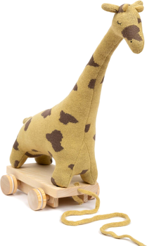 Zabawka na kółkach Smallstuff Giraffe Mustard Mole (5712352091456)