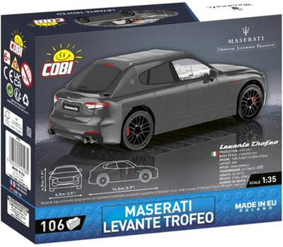 Klocki konstrukcyjne Cobi Maserati Levante Trofeo 106 elementów (5902251245030)