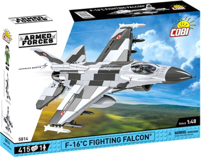 Конструктор Cobi Armed Forces Літак F-16C Fighting Falcon 415 елементів (5902251058142)