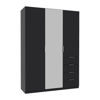 Шкаф Кристал 2 Континент 1500х520х2100 Антрацит