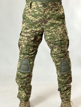 Військові брюки Tactic Хижак Ріп-стоп, (тактичні штани з наколінниками) піксель 48
