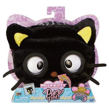 Інтерактивна сумочка Purse Pets Sanrio Chocokat для дітей з чорним котом (778988434536)