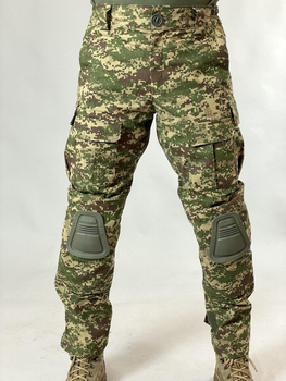 Військові штани Tactic Хіжак Ріп-стоп, (тактичні штани з наколінниками) піксель 50