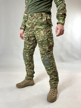 Військові брюки Tactic Хижак Ріп-стоп, (тактичні штани з наколінниками) піксель 50