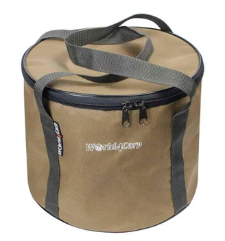 Мягкое ведро для замеса прикормки с крышкой World4Carp Soft bucket 14 л,w114c