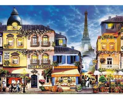 Puzzle Trefl Francuska uliczka drewniane 1000 elementów (5900511201420)
