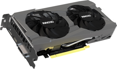 Видеокарта INNO3D PCI-Ex GeForce RTX 3050 Twin X2 8GB GDDR6 (128bit) (1777/14000) (HDMI, DisplayPort, DVI-D) (N30502-08D6-1711VA41)