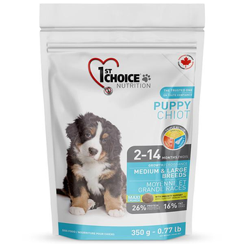 Сухой корм 1st Choice Medium&Large Puppy Chicken для щенков средних и крупных пород с курицей