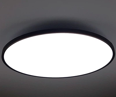 Стельовий світлодіодний світильник круглий чорний 40w 3600Lm D360мм Sneha (996639 BLACK)