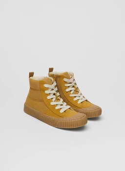 Кеди Zara х6486 гірчичні 38