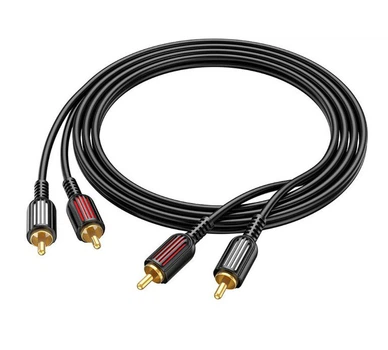Готовый аудио кабель 2xRCA — 2xRCA Borofone BL-13 1,5m