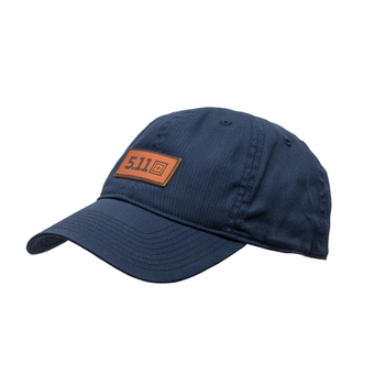 Кепка тактична 5.11 Tactical Leather Box Logo CapPacific Navy