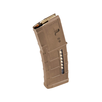 Магазин с окном для AR/M4 Magpul PMAG® 30 GEN M3® Window Brown