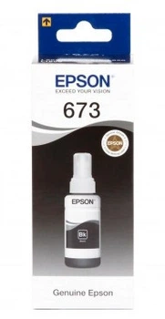 Оригінальне чорнило Epson L800/L805/L810/L850/L1800 №673 (Black) 70ml (C13T67314A)