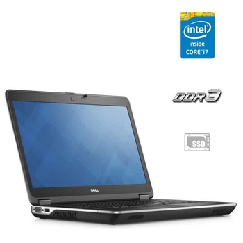 Ноутбук Б-класс Dell Latitude E6440 / 14" (1920x1080) TN / Intel Core i7-4610M (2 (4) ядра по 3.0 - 3.7 GHz) / 8 GB DDR3 / 120 GB SSD / Intel HD Graphics 4600 / WebCam б/у
