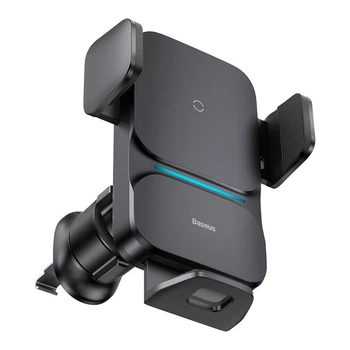 Держатель Baseus с беспроводной зарядкой Qi 15W Wisdom Auto Alignment (CGZX000001)