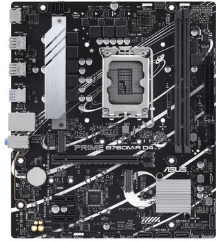 Płyta główna Asus PRIME B760M-R D4 (s1700, Intel B760, PCI-Ex16)