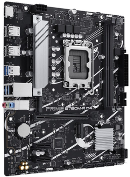 Материнська плата Asus PRIME B760M-R D4 (s1700, Intel B760, PCI-Ex16)